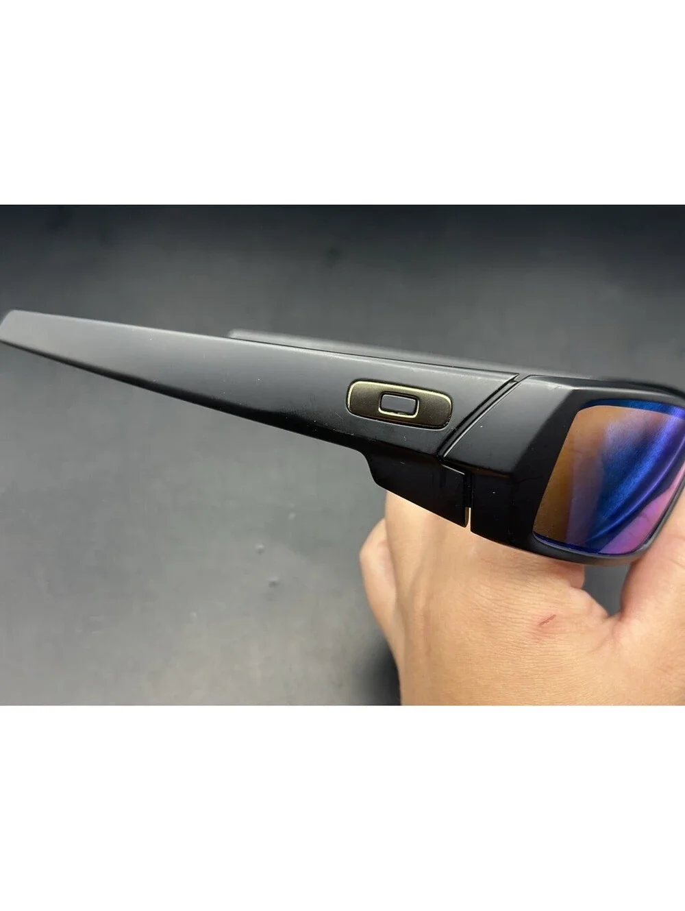 Oakley Gascan Matte Black/Prizm Sapphire Iridium Polarized Lenses